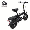 14-inch Lightweight Folding Electric Bicycle, 330 Pound Load-bearing Capacity, 20 Mph, 18-28mile Range, 48V Lithium Battery, Front Headlight & Disc Brake, Alloy Steel Frame, City Commuting, Sturdy Structure, , Clearance Sale, Suitable For Gifting