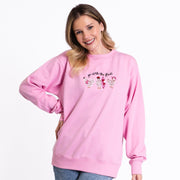 Go With the Float Embroidered Crewneck Sweatshirt
