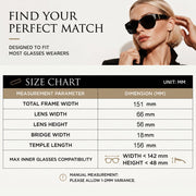 🔥 50% OFF · Large Sunglasses to Wear Over Glasses for Women ✨