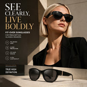 🔥 50% OFF · Large Sunglasses to Wear Over Glasses for Women ✨