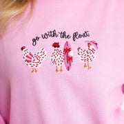 Go With the Float Embroidered Crewneck Sweatshirt