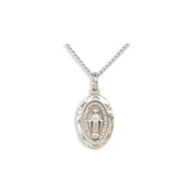 Petite Miraculous Medal Necklace – Gold or Sterling Silver