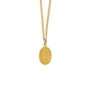 Children's Petite Oval Miraculous Medal - 13" Chain - Silver or Gold