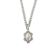 Petite Scalloped Miraculous Medal Necklace – 4 Styles