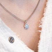 Petite Scalloped Miraculous Medal Necklace – 4 Styles
