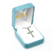 Vine Cross Necklace – Gold or Sterling Silver
