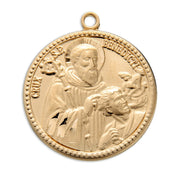St. Benedict Exorcism & Jubilee Medal Necklace – Gold or Sterling Silver