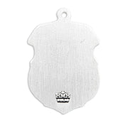 St. Michael Laser Cut Shield Medal Necklace – Gold or Sterling Silver