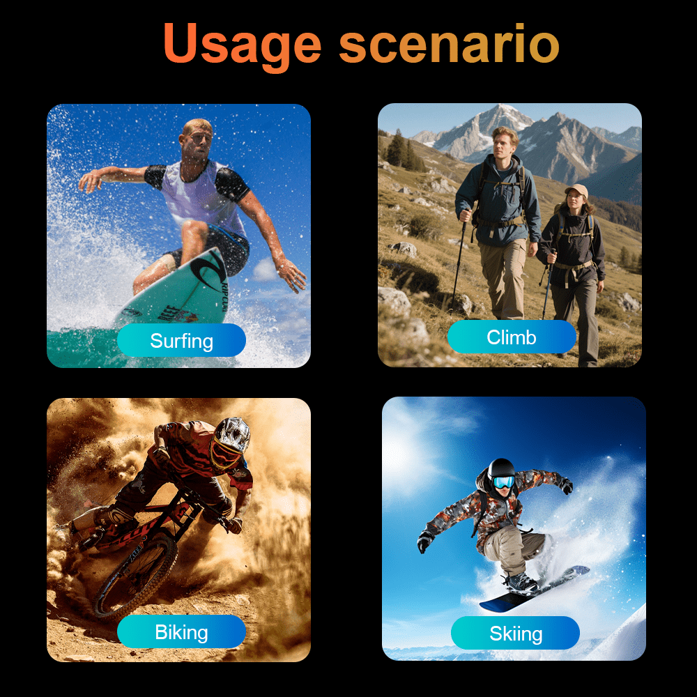 4K HD Video Recording Camera - Portable, Rechargeable Vlogging Camera, 48MP 160° Wide Angle 180° Rotatable Lens, Vlogging Camera With Gyro Stabilization, Time Lapse\u002F Slow Motion, 4K 60FPS, Sports (H.265, 30X Fast Motion, )