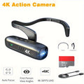 4K 30FPS Action Camera, 120 Wide Angle Lens, Image Stabilization, Manual Controls, Gray and Black, Perfect Father'S Day Gift
