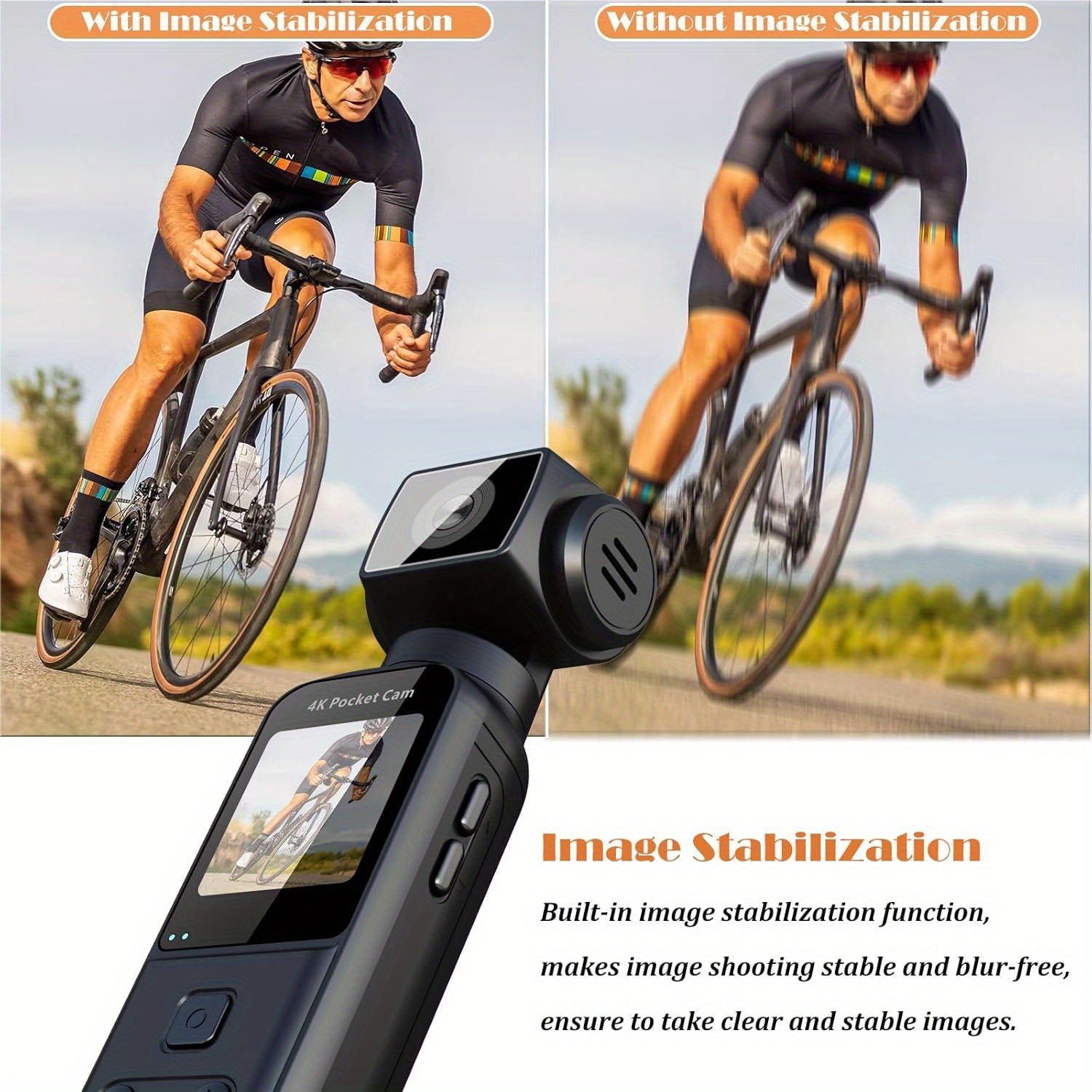 SEREE 4K Ultra HD Video Blog Camera with 1.33\