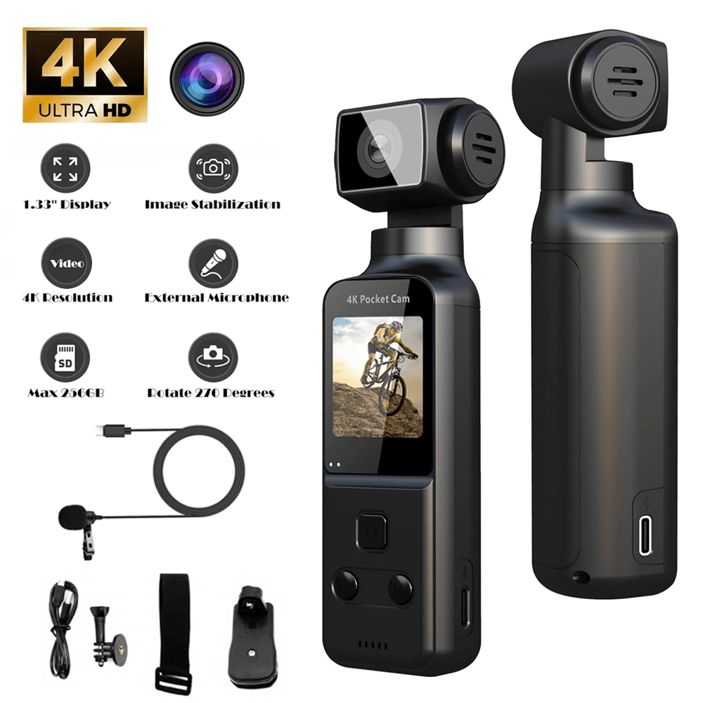 SEREE 4K Ultra HD Video Blog Camera with 1.33\