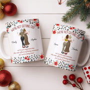 We're Not Getting Old Awesome Besties Leopard Print Flowers - Personalized Custom Coffee Mug - BST642_MG