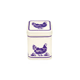 Blue Hen & Border Mini Tea Tin