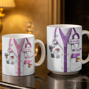 Customize With Your Favorite Doctor's Name And Tools - Personalized Custom Coffee Mug - DOC078_MG