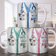 Customize With Your Favorite Doctor's Name And Tools - Personalized Custom Coffee Mug - DOC078_MG
