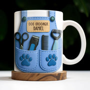 Dog Groomer Professionally Personalized Mug - Personalized Custom Coffee Mug - DOG064_MG