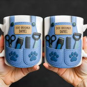 Dog Groomer Professionally Personalized Mug - Personalized Custom Coffee Mug - DOG064_MG