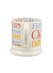 Easter Toast Daffodils & Tulips 1/2 Pint Mug