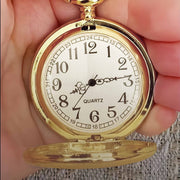 To My Brother, Forever My Hero Pocket Watch - Personalized Custom Pocket Watch - FAM048_GWATCH