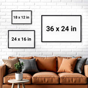 This Is Us, Elegant Family Name Display - Personalized Custom Horizontal Poster - FAM414_HPOS