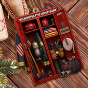 Custom Dedication For Dedicated Firefighter - Personalized Custom Wood Ornament, Custom Shaped - FIF016_WDO