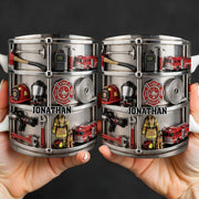 Fire Rescue Themed Personalized Coffee Mug - Personalized Custom Coffee Mug - FIF050_MG