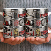 Fire Rescue Themed Personalized Coffee Mug - Personalized Custom Coffee Mug - FIF050_MG