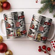 Fire Rescue Themed Personalized Coffee Mug - Personalized Custom Coffee Mug - FIF050_MG