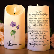 Lighting Memories That Last Forever Candle - Personalized Custom LED Candle - FM019_LECA
