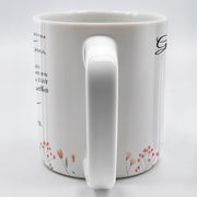Grandmother Granddaughter Love Message With Pansy Flower Design - Personalized Custom Coffee Mug - GDT108_MG