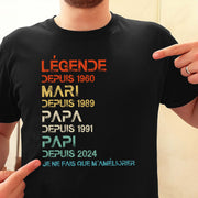 Légende Depuis, I Only Get Better - Personalized Custom Unisex T-shirt, Hoodie - GRP032_BBAS