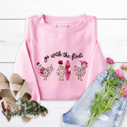 Go With the Float Embroidered Crewneck Sweatshirt