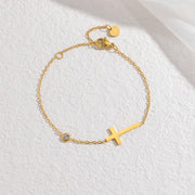 Classic Cross Charm Bracelet