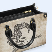 Latina Girl - Personalized Custom Leather Handbag - HG36