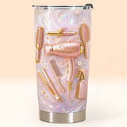 Hair Stylist Life Is Beautiful With Hair Dryer And Tools - Personalized Custom Stainless Steel Tumbler 20oz 30oz - HOB119_TB