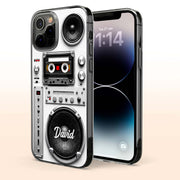 Retro Boombox Vibes For The Ultimate Music Lover Cassette Speaker Design - Personalized Clear Phone Case - HOB155_PHC