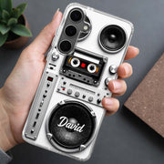 Retro Boombox Vibes For The Ultimate Music Lover Cassette Speaker Design - Personalized Clear Phone Case - HOB155_PHC
