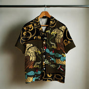 The Golden Eagle - Personalized Custom Unisex Hawaiian Shirt - HW_MX09