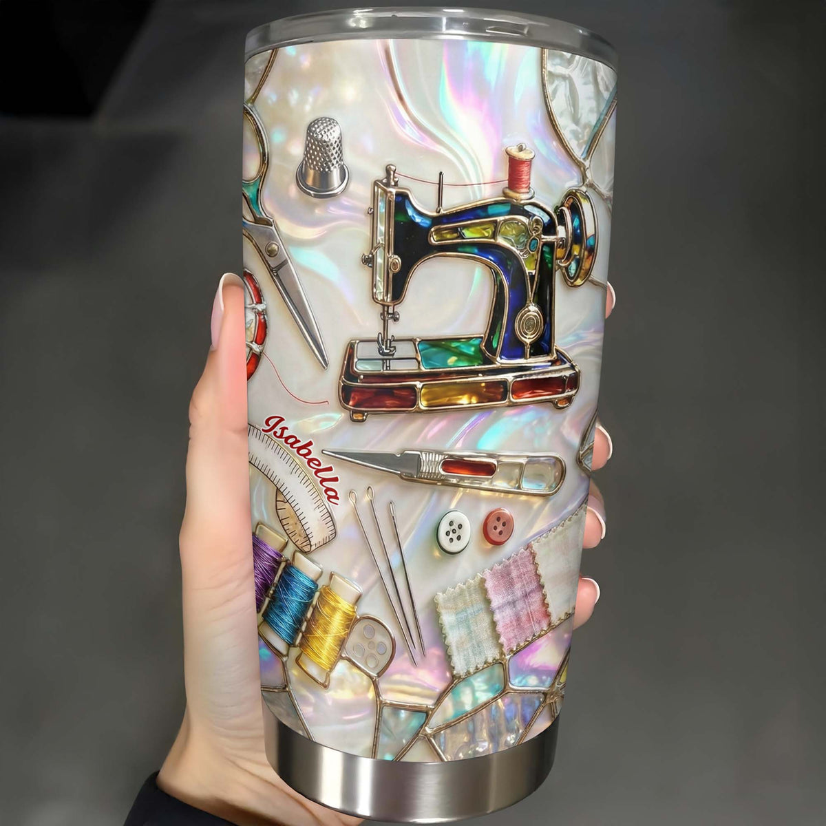 Timeless Things Appreciated More Than You Can Sew - Personalized Custom Stainless Steel Tumbler 20oz 30oz - JBS043_TB