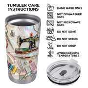 Timeless Things Appreciated More Than You Can Sew - Personalized Custom Stainless Steel Tumbler 20oz 30oz - JBS043_TB