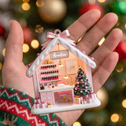 Where Every Nail Is A Masterpiece Nail Salon Polish Station - Personalized Custom Wood Ornament, Custom Shaped - JBS354_WDO