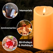 To My Granddaughter Crown And Flowers Quote - Personalized Custom LED Candle - GDT223_LECA