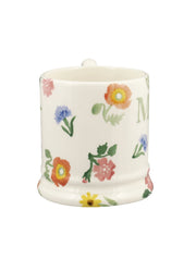 Poppies & Pinks Mum 1/2 Pint Mug