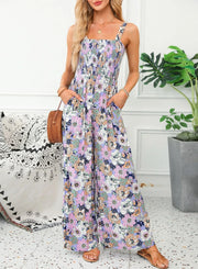 🏖️Summer Hot Sale 50% OFF🌼🎨Women’s Casual Print Sleeveless Overalls Jumpsuits