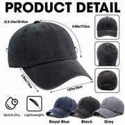 The Legend Has Retired Not My Problem Anymore Stars Design - Personalized Custom Washed Denim Cap - RETIRE120_WDCAP