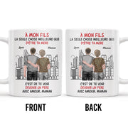 To My Son, Watching You Become A Dad - Personalized Custom Coffee Mug - SON055_MG