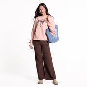 Blessed Embellished Crewneck Sweatshirt