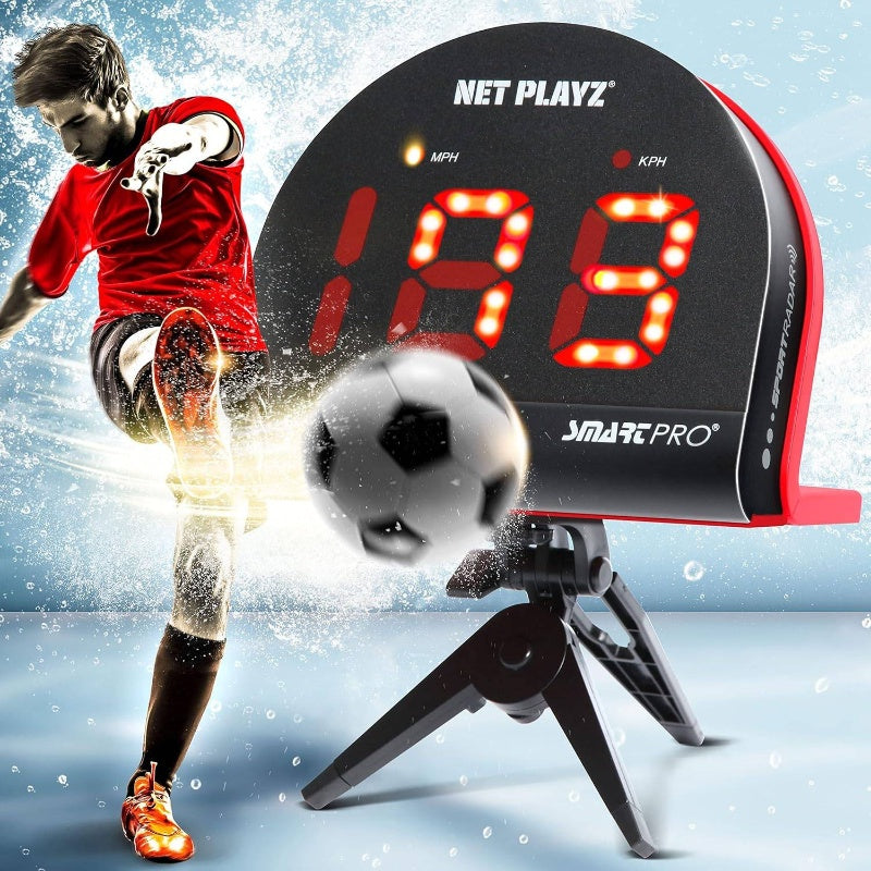 Soccer Gifts Speed - Measure Shot Speed Shot - Power Detection, Sport Gun Hands - Sensors Training Aids, Gadget Gear Equipment, Soccer Training Equipment, Sports Performance Tool, Ergonomic Design, Portable Device, Highprecision Sensor
