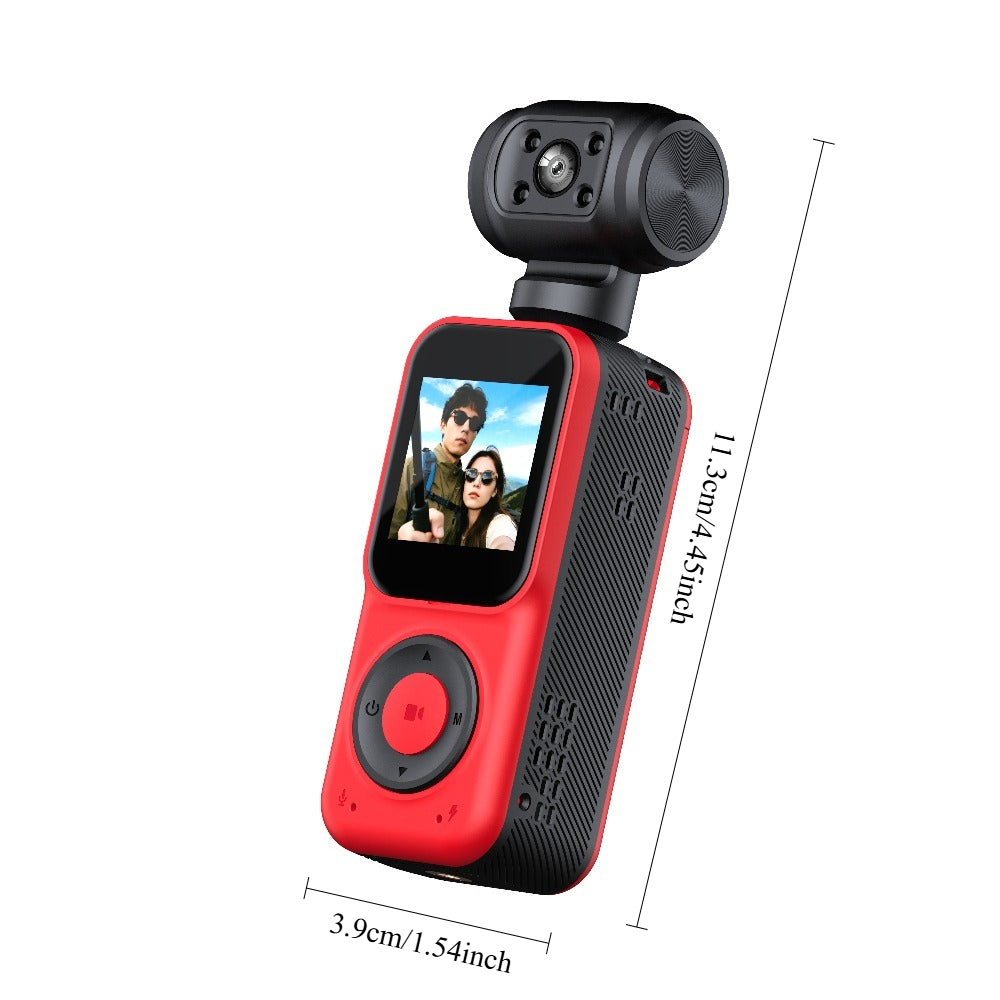 2025 New 2K Handheld Stabilizer Pocket Action Camera Gimbal with 270° Rotation, 1.3\